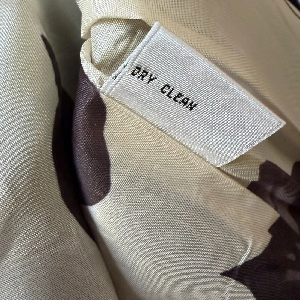 Talbots Chic Black Double-Breasted Fully Lined Merino Wool Sweater Jacket - Picture 7 of 8